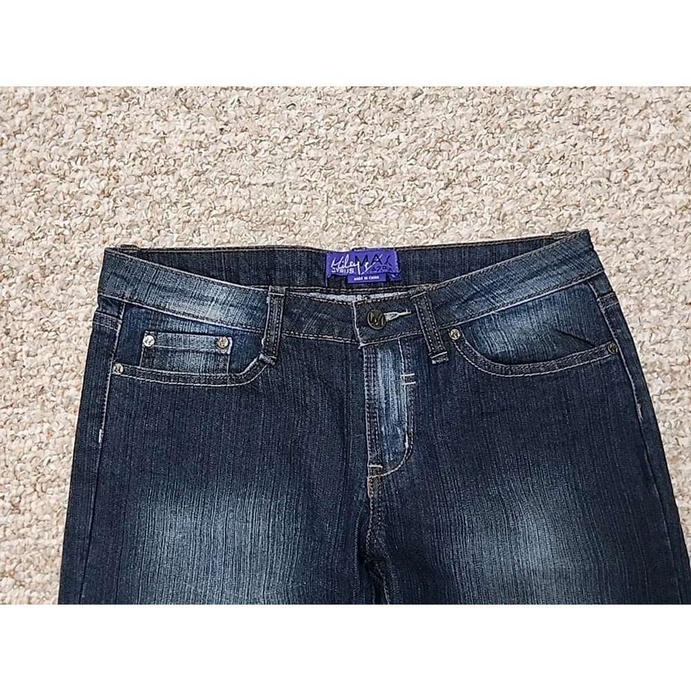 Miley‎ Cyrus X Max Azria NWT Jeans Jr's Size 11 Rolled Leg 32x30 - Picture 2 of 15